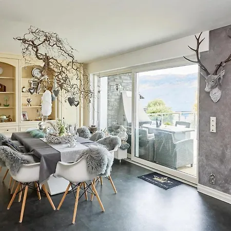 Διαμέρισμα Moderne Ferienwohnungen, Ruhige, Lage Sauna Kamin Burgblick *